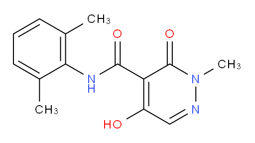 N-(2,6-dimethylphenyl)-5-hydroxy-2-methyl-3-oxo-2,3-dihydropyridazine-4-carboxamide