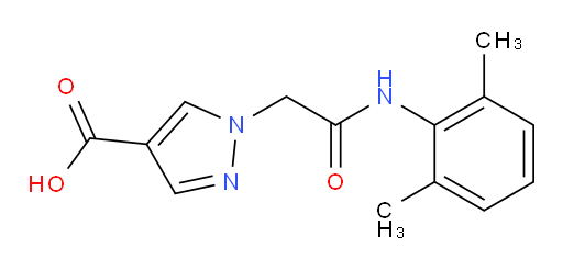 1-(2-((2,6-dimethylphenyl)amino)-2-oxoethyl)-1H-pyrazole-4-carboxylic acid