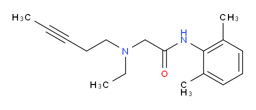 N-(2,6-dimethylphenyl)-2-(ethyl(pent-3-yn-1-yl)amino)acetamide