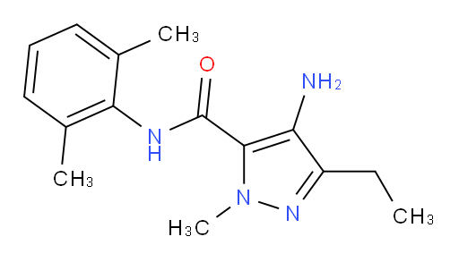 4-amino-N-(2,6-dimethylphenyl)-3-ethyl-1-methyl-1H-pyrazole-5-carboxamide