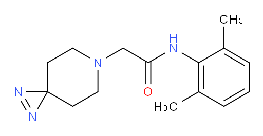 N-(2,6-dimethylphenyl)-2-(1,2,6-triazaspiro[2.5]oct-1-en-6-yl)acetamide