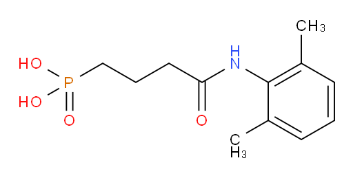 (4-((2,6-dimethylphenyl)amino)-4-oxobutyl)phosphonic acid