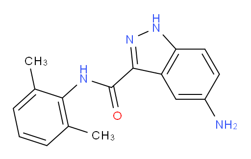 5-amino-N-(2,6-dimethylphenyl)-1H-indazole-3-carboxamide