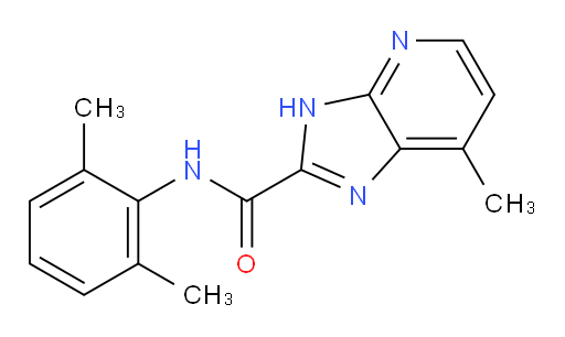 N-(2,6-dimethylphenyl)-7-methyl-3H-imidazo[4,5-b]pyridine-2-carboxamide