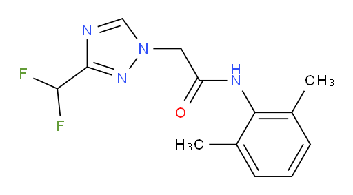 2-(3-(difluoromethyl)-1H-1,2,4-triazol-1-yl)-N-(2,6-dimethylphenyl)acetamide