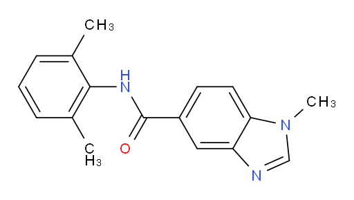 N-(2,6-dimethylphenyl)-1-methyl-1H-benzo[d]imidazole-5-carboxamide