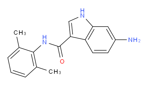 6-amino-N-(2,6-dimethylphenyl)-1H-indole-3-carboxamide
