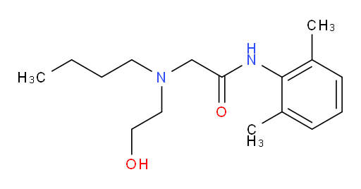 2-(butyl(2-hydroxyethyl)amino)-N-(2,6-dimethylphenyl)acetamide