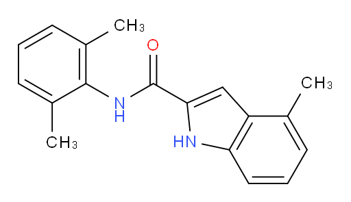 N-(2,6-dimethylphenyl)-4-methyl-1H-indole-2-carboxamide