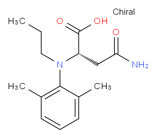 (S)-4-amino-2-((2,6-dimethylphenyl)(propyl)amino)-4-oxobutanoic acid