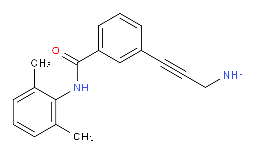 3-(3-aminoprop-1-yn-1-yl)-N-(2,6-dimethylphenyl)benzamide