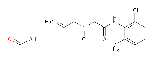 2-(allyl(methyl)amino)-N-(2,6-dimethylphenyl)acetamide formate