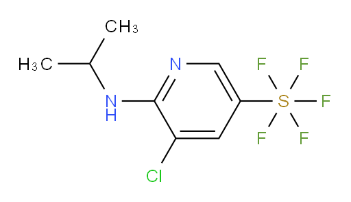 5-chloro-6-(isopropylamino)pyridine-3-ylsulfur pentafluoride