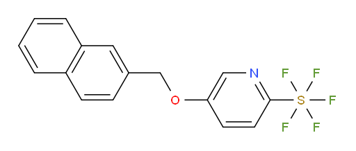 5-(naphthalen-2-ylmethoxy)pyridine-2-ylsulfur pentafluoride