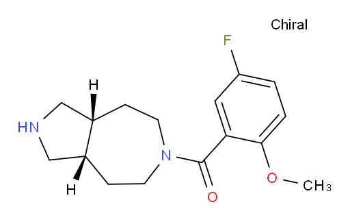 (5-fluoro-2-methoxyphenyl)((3aR,8aS)-octahydropyrrolo[3,4-d]azepin-6(2H)-yl)methanone