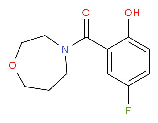 (5-fluoro-2-hydroxyphenyl)(1,4-oxazepan-4-yl)methanone