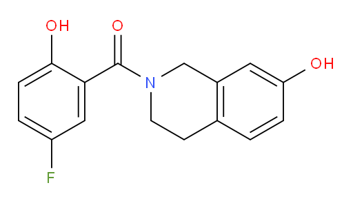(5-fluoro-2-hydroxyphenyl)(7-hydroxy-3,4-dihydroisoquinolin-2(1H)-yl)methanone
