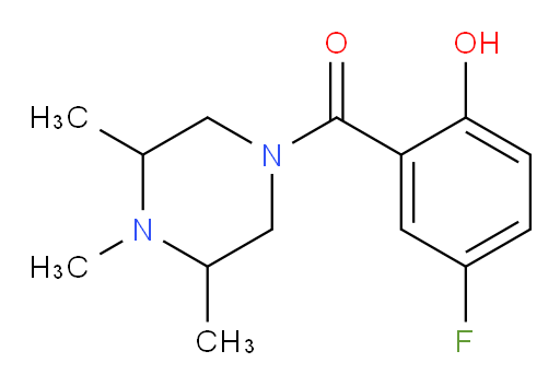 (5-fluoro-2-hydroxyphenyl)(3,4,5-trimethylpiperazin-1-yl)methanone