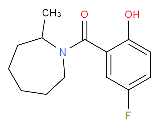 (5-fluoro-2-hydroxyphenyl)(2-methylazepan-1-yl)methanone