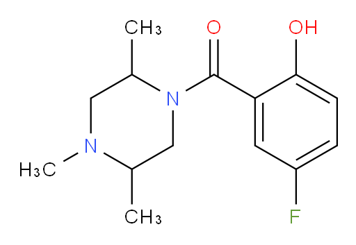 (5-fluoro-2-hydroxyphenyl)(2,4,5-trimethylpiperazin-1-yl)methanone