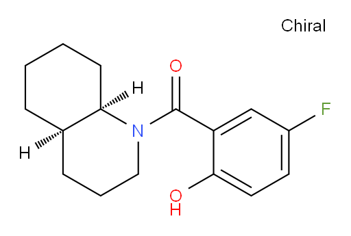(5-fluoro-2-hydroxyphenyl)((4aR,8aR)-octahydroquinolin-1(2H)-yl)methanone