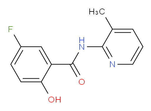 5-fluoro-2-hydroxy-N-(3-methylpyridin-2-yl)benzamide