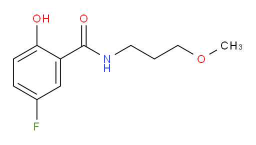 5-fluoro-2-hydroxy-N-(3-methoxypropyl)benzamide