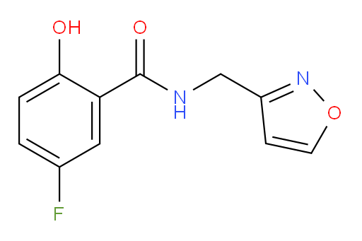 5-fluoro-2-hydroxy-N-(isoxazol-3-ylmethyl)benzamide