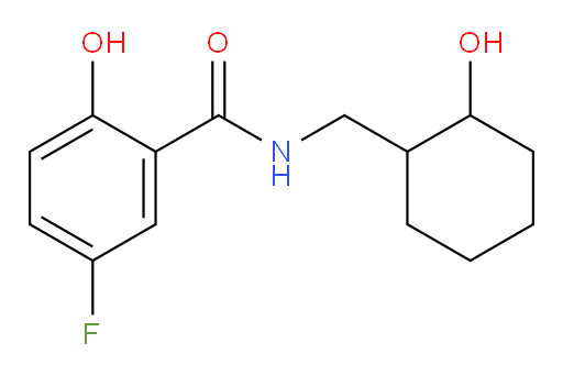 5-fluoro-2-hydroxy-N-((2-hydroxycyclohexyl)methyl)benzamide