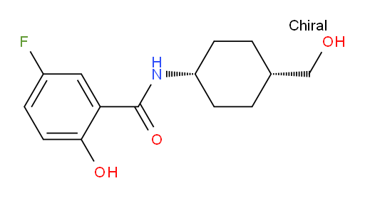 5-fluoro-2-hydroxy-N-((1s,4s)-4-(hydroxymethyl)cyclohexyl)benzamide