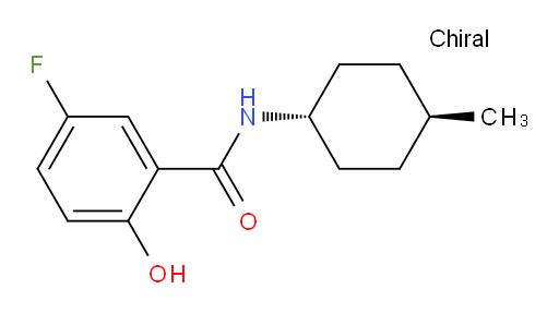 5-fluoro-2-hydroxy-N-((1r,4r)-4-methylcyclohexyl)benzamide