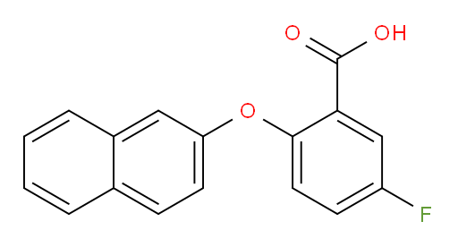 5-fluoro-2-(naphthalen-2-yloxy)benzoic acid