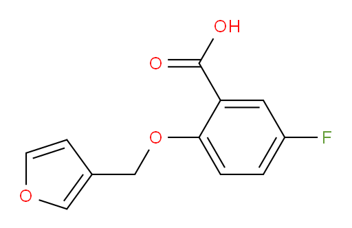 5-fluoro-2-(furan-3-ylmethoxy)benzoic acid