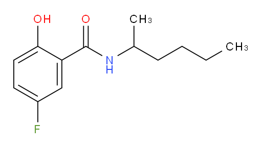 5-fluoro-N-(hexan-2-yl)-2-hydroxybenzamide
