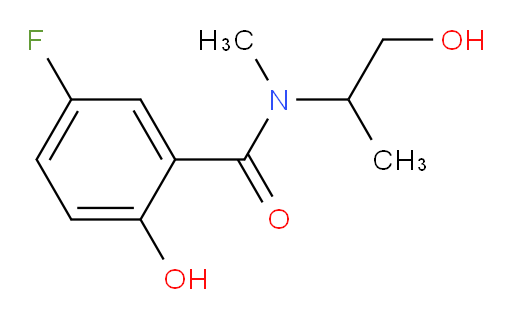 5-fluoro-2-hydroxy-N-(1-hydroxypropan-2-yl)-N-methylbenzamide