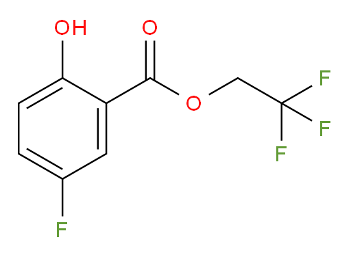 2,2,2-trifluoroethyl 5-fluoro-2-hydroxybenzoate