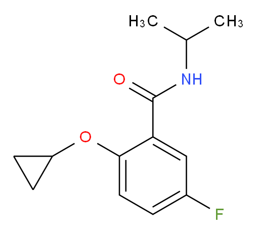 2-cyclopropoxy-5-fluoro-N-isopropylbenzamide