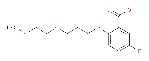 5-fluoro-2-(3-(2-methoxyethoxy)propoxy)benzoic acid