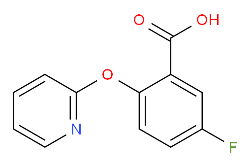 5-fluoro-2-(pyridin-2-yloxy)benzoic acid