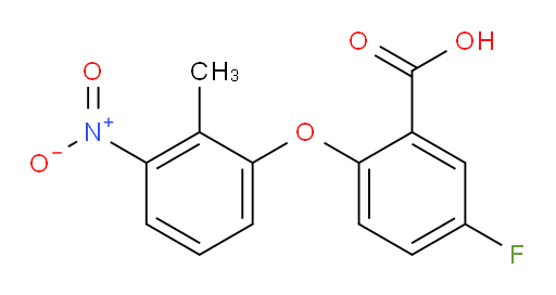 5-fluoro-2-(2-methyl-3-nitrophenoxy)benzoic acid