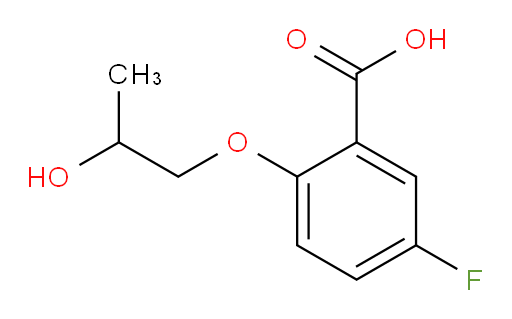 5-fluoro-2-(2-hydroxypropoxy)benzoic acid