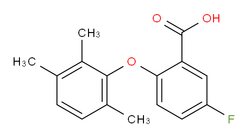 5-fluoro-2-(2,3,6-trimethylphenoxy)benzoic acid