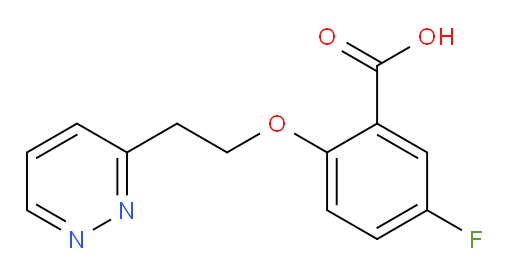 5-fluoro-2-(2-(pyridazin-3-yl)ethoxy)benzoic acid