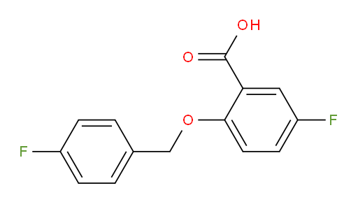 5-fluoro-2-((4-fluorobenzyl)oxy)benzoic acid