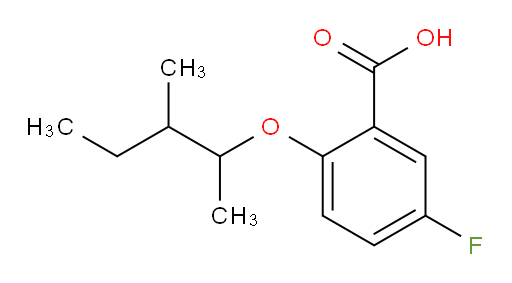 5-fluoro-2-((3-methylpentan-2-yl)oxy)benzoic acid