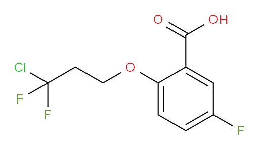 2-(3-chloro-3,3-difluoropropoxy)-5-fluorobenzoic acid