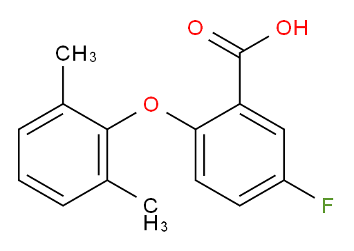 2-(2,6-dimethylphenoxy)-5-fluorobenzoic acid