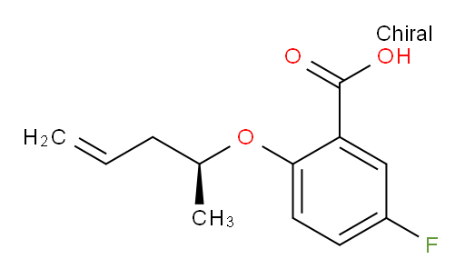 (S)-5-fluoro-2-(pent-4-en-2-yloxy)benzoic acid