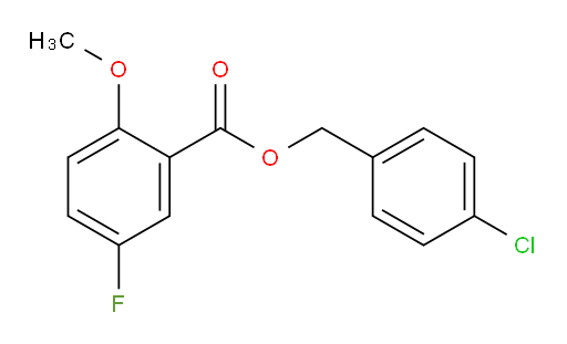 4-chlorobenzyl 5-fluoro-2-methoxybenzoate