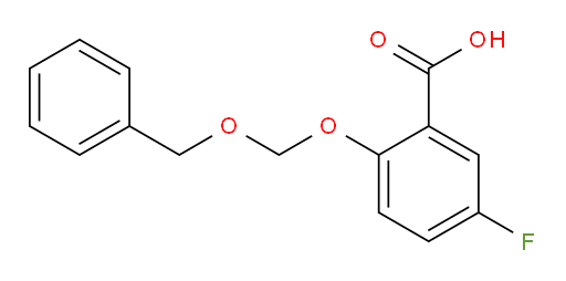 2-((benzyloxy)methoxy)-5-fluorobenzoic acid
